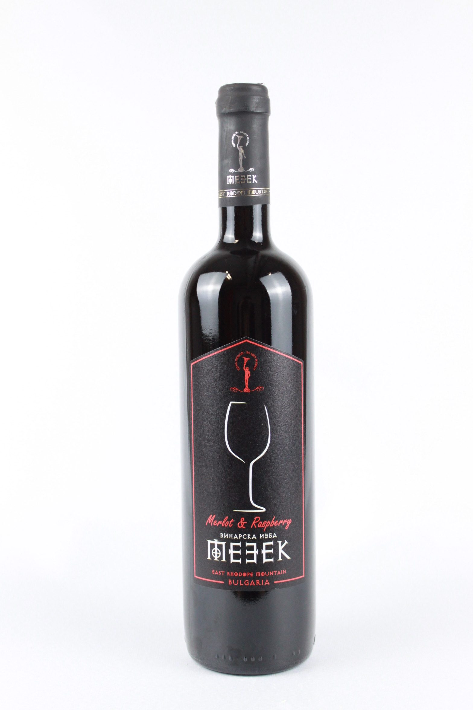 Мерло и малини вино ВИ Мезек 0,75л